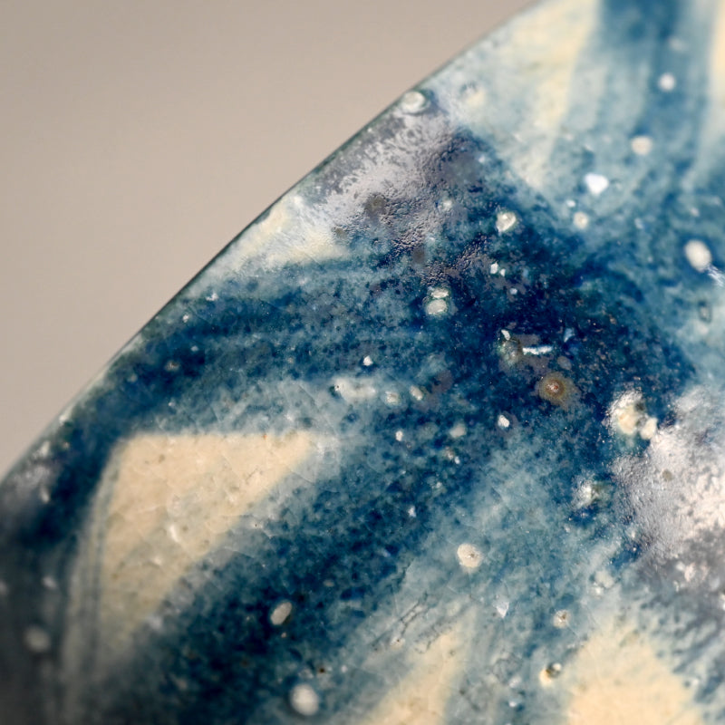 Contemporary Ceramic Mizusashi E ー福島 寛子 “呉須絵茶碗”