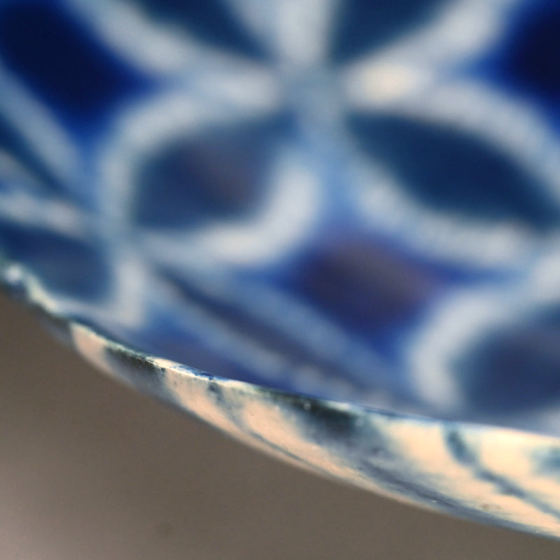 Masterpiece Gosu-e Basin ー福島 寛子 “呉須絵青文輪花鉢”