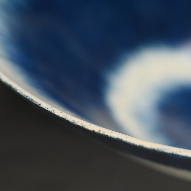 Important Porcelain Basin, Exhibited ー福島 寛子 “呉須絵青文大鉢”