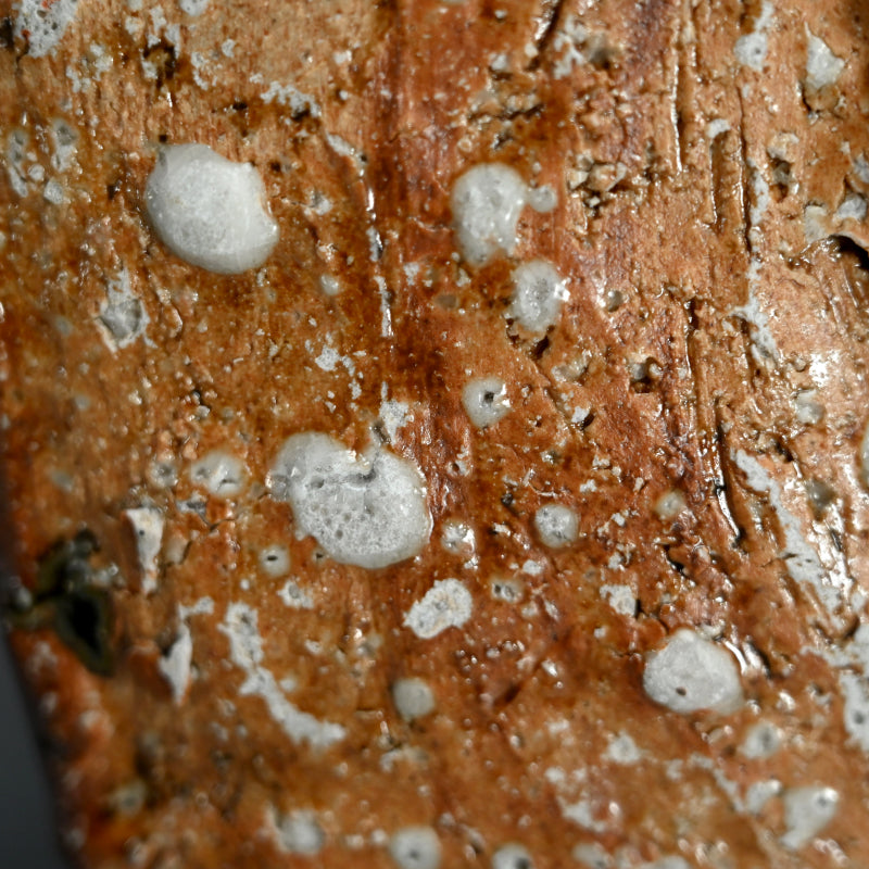 Ash Glazed Kakuzara Squared Plate ー村越 琢磨 “灰釉 轆轤 角皿”