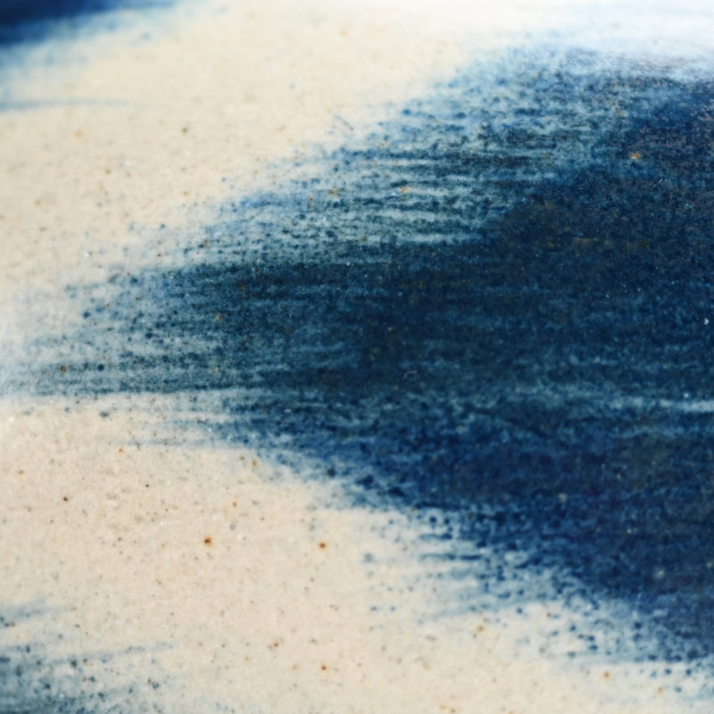Nationally Exhibited Ceramic Basin ー福島 寛子 “呉須絵青文鉢”