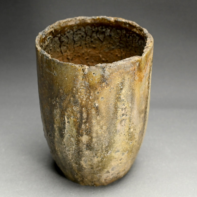 Fabulous Rotsubo Crucible re-purposed as a Vase