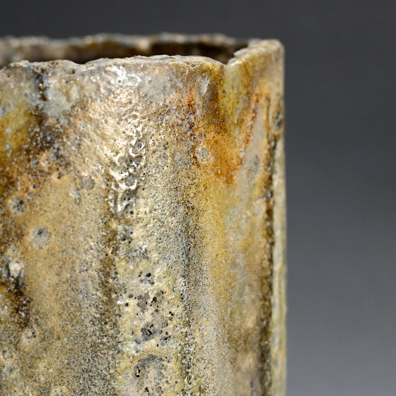 Fabulous Rotsubo Crucible re-purposed as a Vase