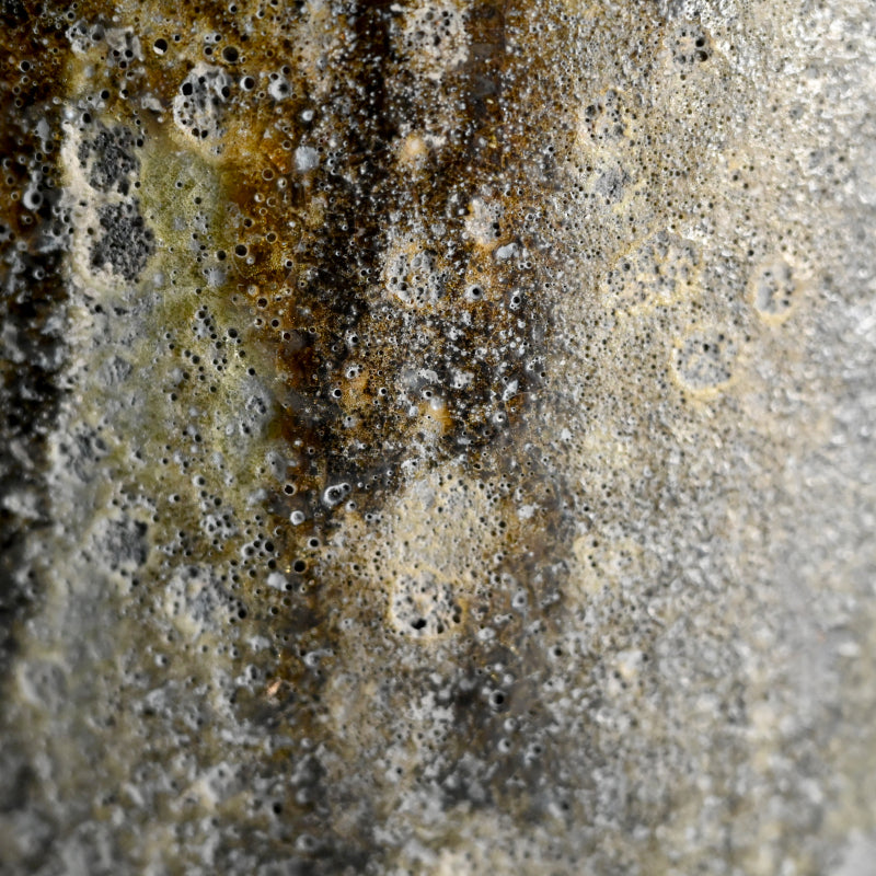 Fabulous Rotsubo Crucible re-purposed as a Vase