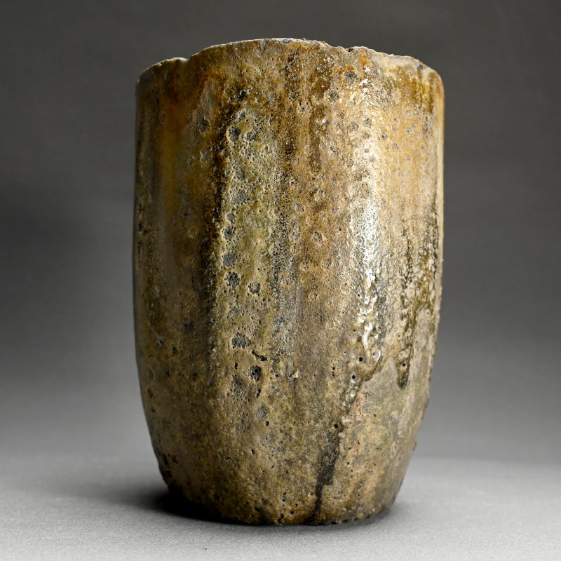 Fabulous Rotsubo Crucible re-purposed as a Vase