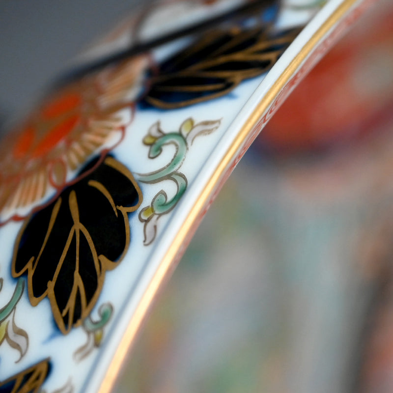 Nanban Dutchmen on Porcelain Imari Bowl