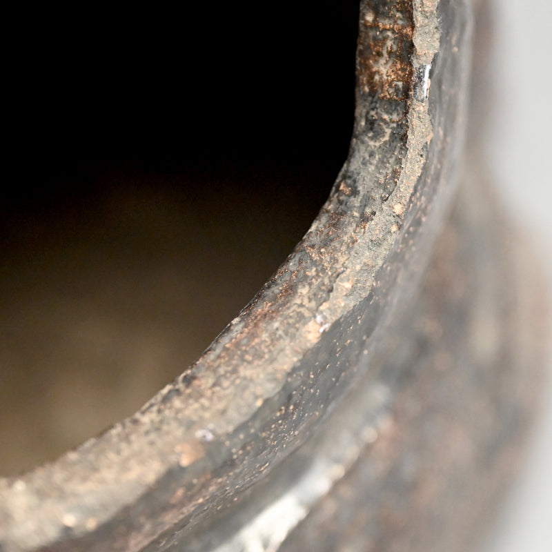 Edo p. Figurine by Ninnami Dohachi, Tanuki dressed as Priest