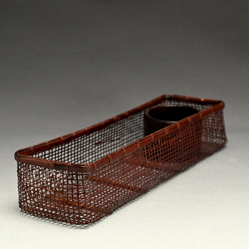 Japanese Bamboo Basket ー末村 笙文 “文筥花盛"