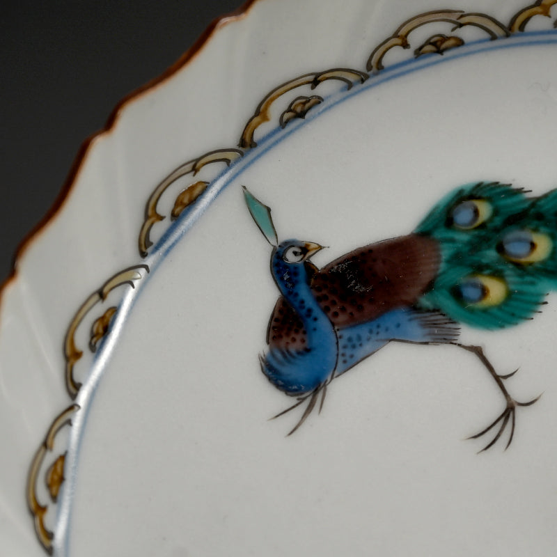 Japanese Antique 5 pc. Kutani Gosai Plate Set