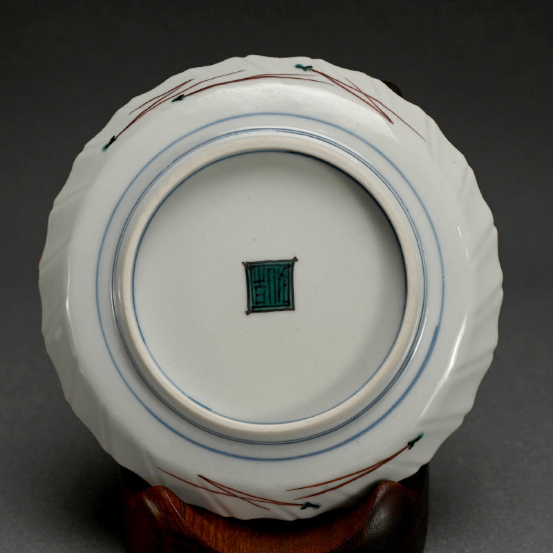 Japanese Antique 5 pc. Kutani Gosai Plate Set