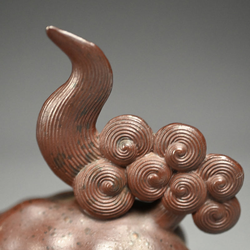 Antique Japanese Bizen Shishi Koro Incense Burner ー備前獅子香炉