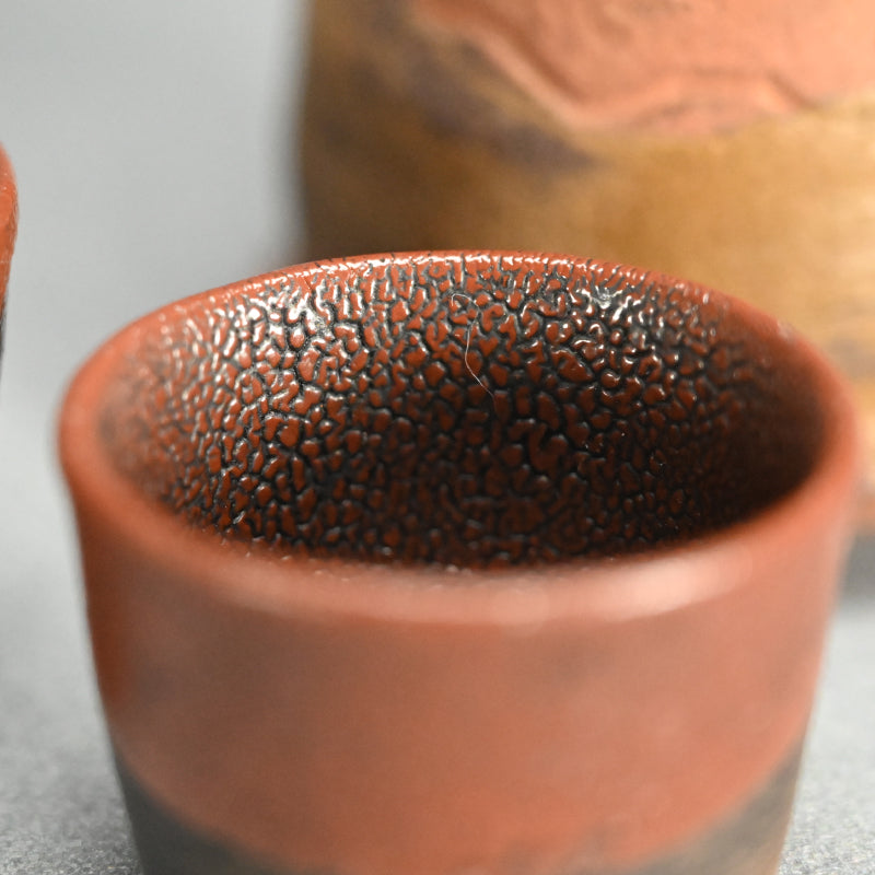 19th c. Karatsu Sake Set