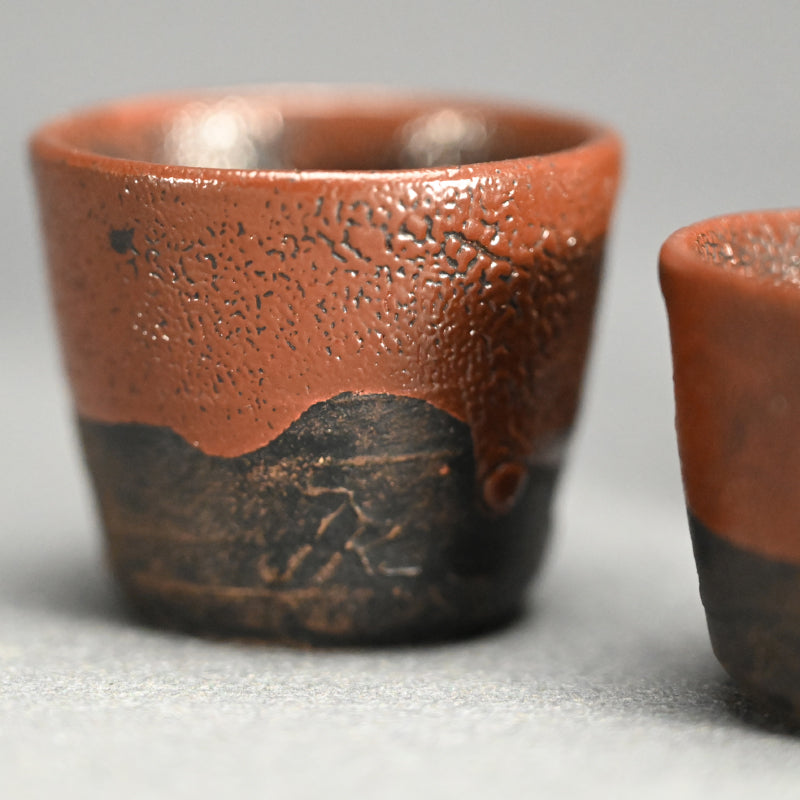 19th c. Karatsu Sake Set