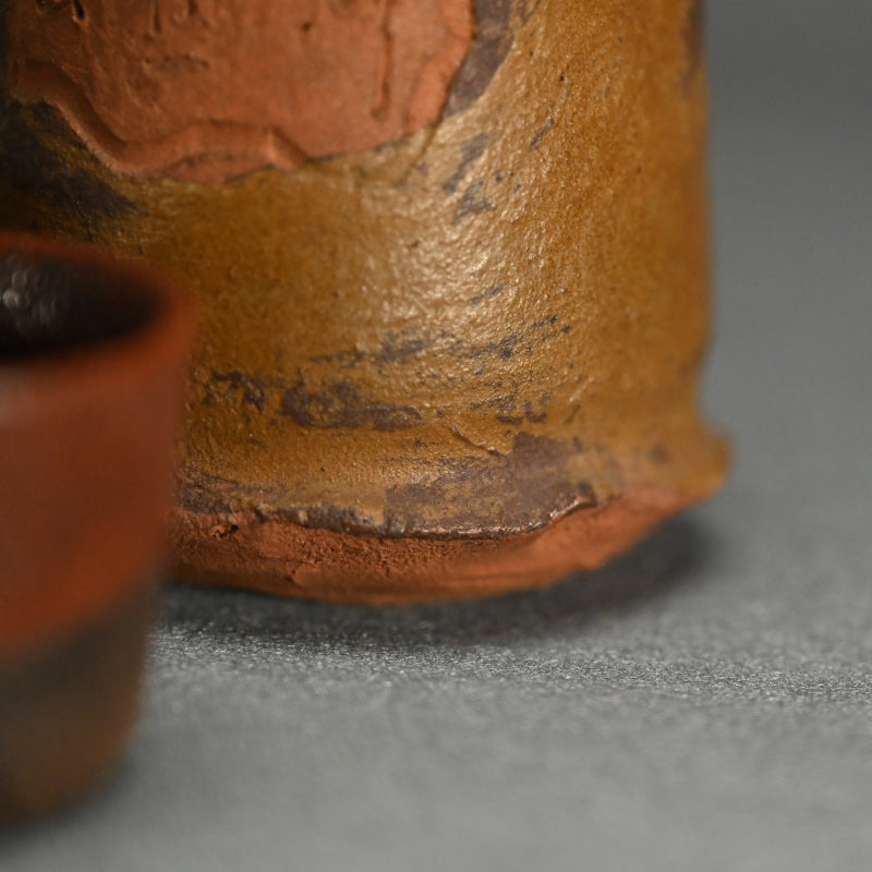 19th c. Karatsu Sake Set