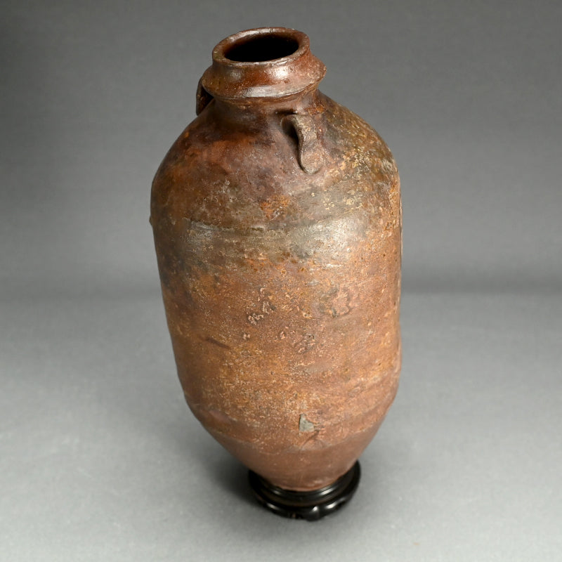 Nanban-Chimaki Vase, Chinese Yuan Dynasty Xuanzhou Hanbei