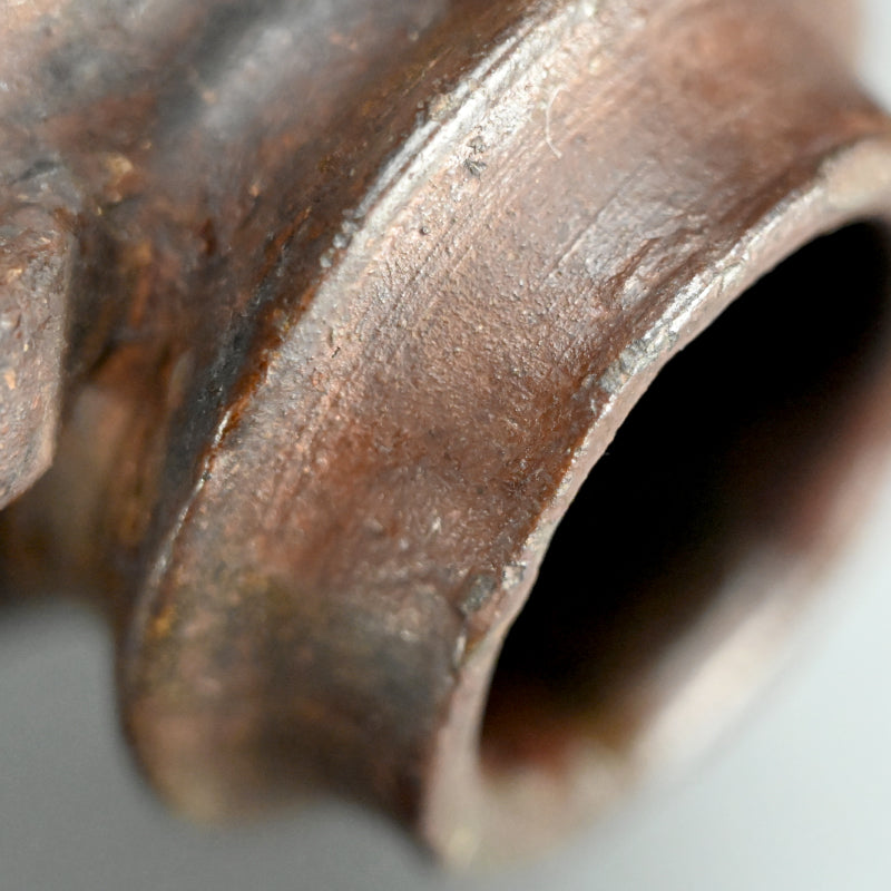 Nanban-Chimaki Vase, Chinese Yuan Dynasty Xuanzhou Hanbei