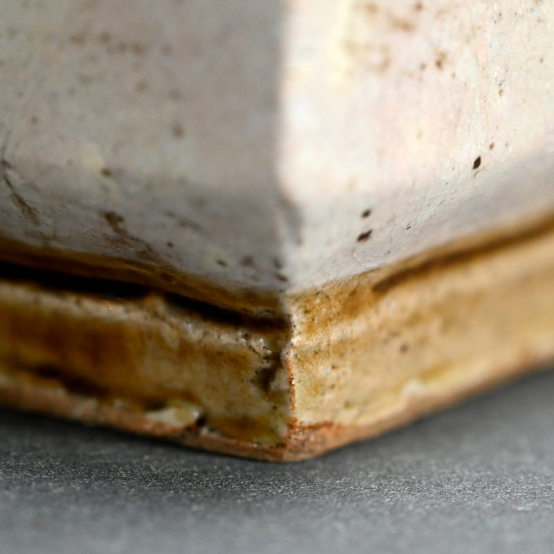 Large Vase Hana-mon Henkoー河井 寬次郎 "花文扁壺"