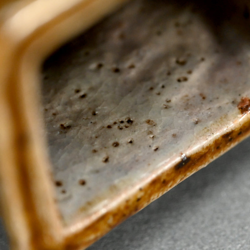 Large Vase Hana-mon Henkoー河井 寬次郎 "花文扁壺"