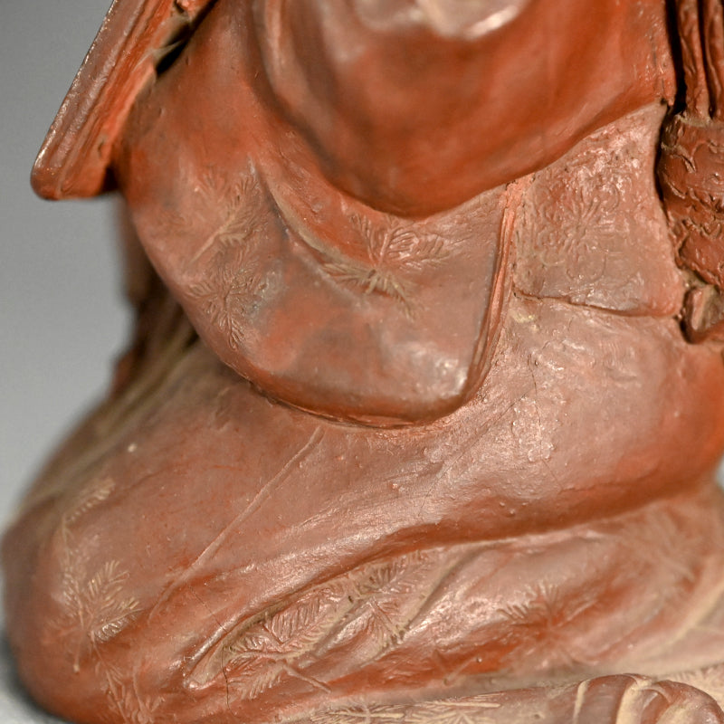 Maiko, Meiji period Ceramic Saikumono Figurine, Signed