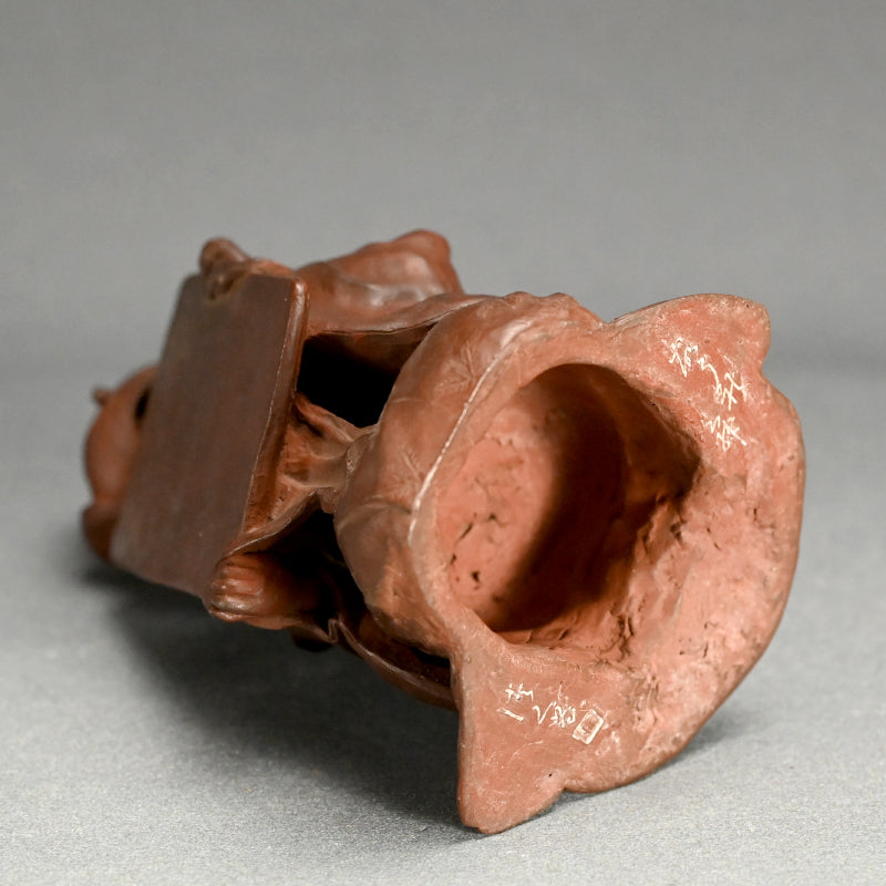 Maiko, Meiji period Ceramic Saikumono Figurine, Signed