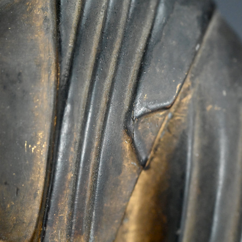 Large Edo period Carved Buddhist Image, Amida ー阿弥陀仏