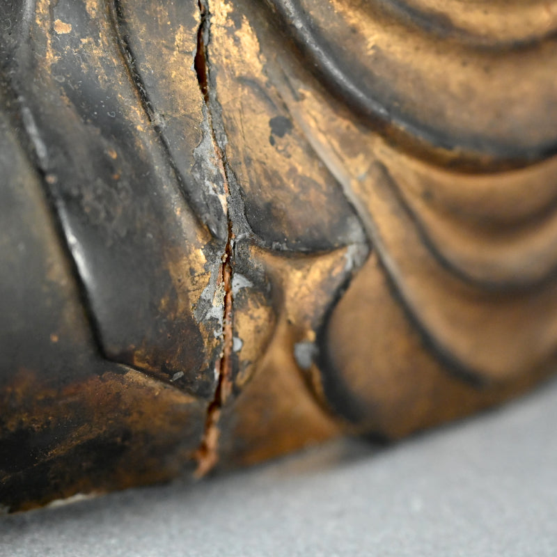 Large Edo period Carved Buddhist Image, Amida ー阿弥陀仏