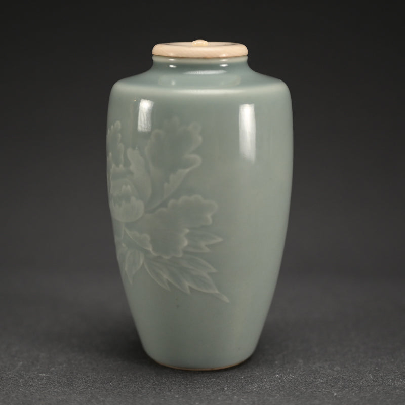 Porcelain Chaire Tea Container ー清風 与平