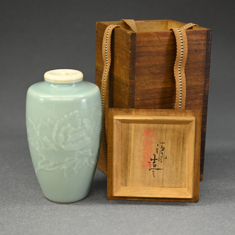 Porcelain Chaire Tea Container ー清風 与平