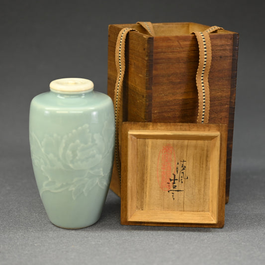 Porcelain Chaire Tea Container ー清風 与平