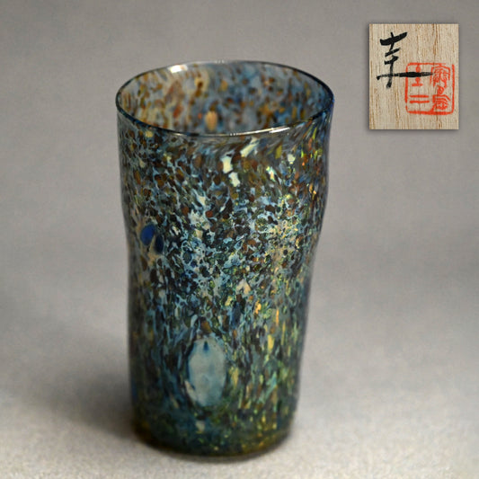 Hand Blown Glass Cup ー奥島 圭二 "玻璃タンブラー"