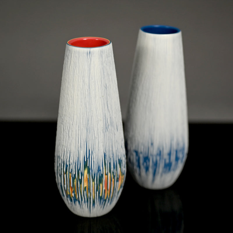 Set of 5 small Vases ー北川 和樹 “色目 一輪挿し 多色重”