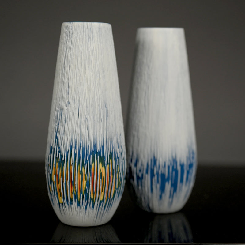 Set of 5 small Vases ー北川 和樹 “色目 一輪挿し 多色重”
