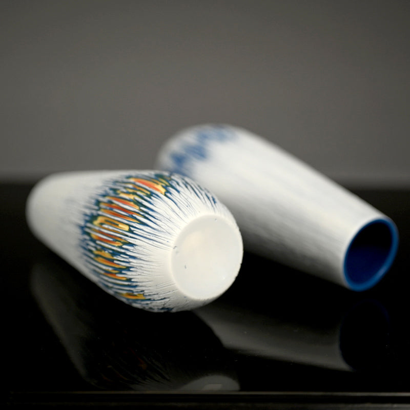 Set of 5 small Vases ー北川 和樹 “色目 一輪挿し 多色重”