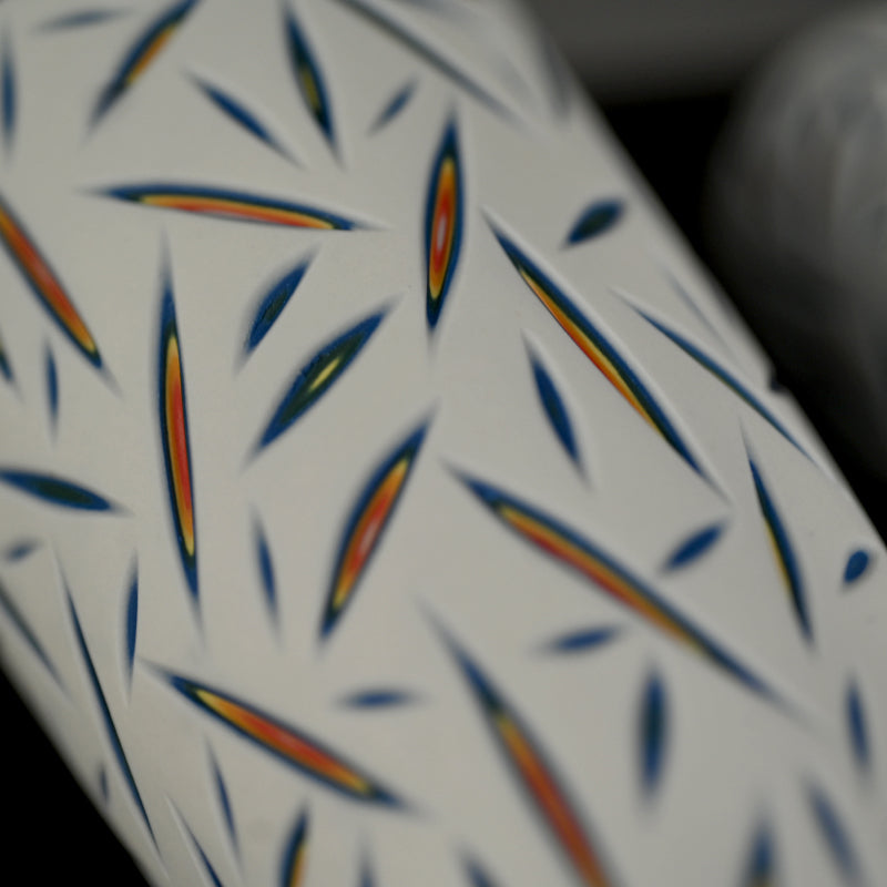 Pair of Exquisite pierced Cups ー北川 和樹 “重色目 グラス 多色重”