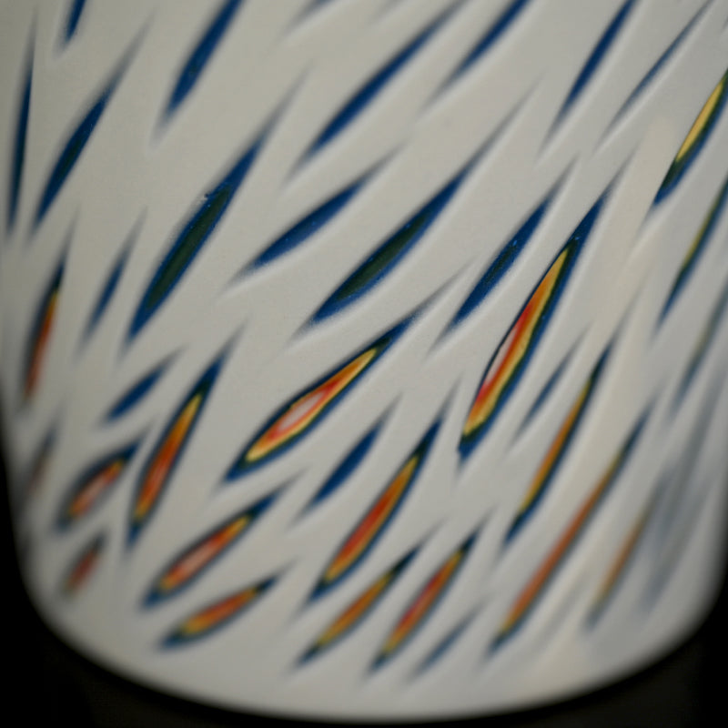 A pair of Coffee Cups ー北川 和樹 “重色目 コーヒー碗 多色重”