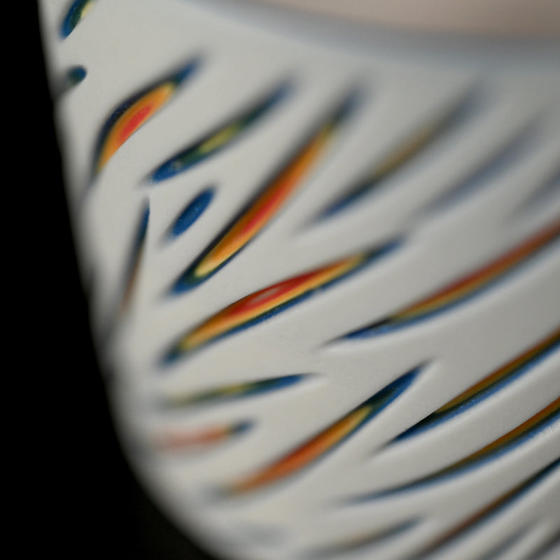A pair of Guinomi Cups ー北川 和樹 “重色目 ぐい吞み 多色重”