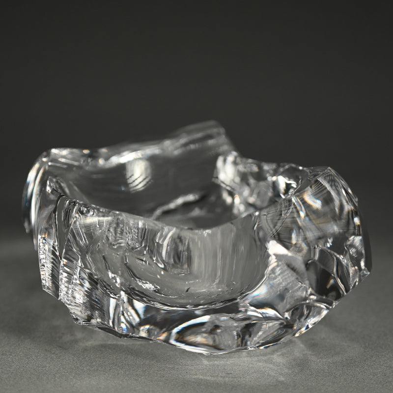 Incredible Glass Chawan Tea Bowl ー奥島 圭二 “玻璃透塊盌”