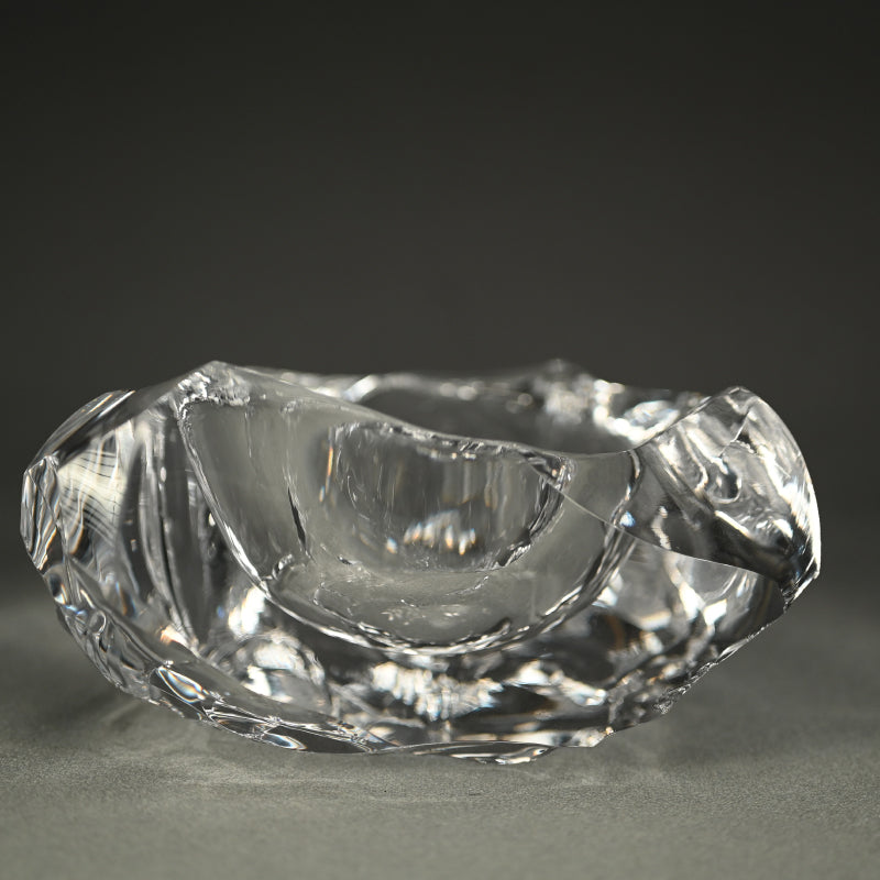 Incredible Glass Chawan Tea Bowl ー奥島 圭二 “玻璃透塊盌”