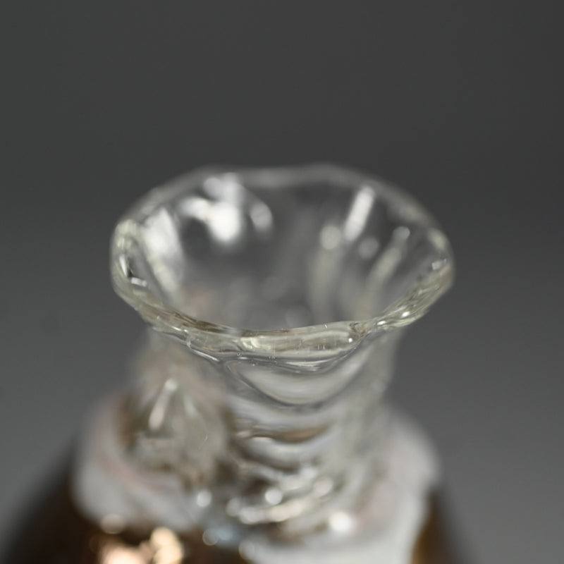 Glass Tokkuri and Cups ー奥島 圭二 “玻璃酒器一式 徳利と盃”