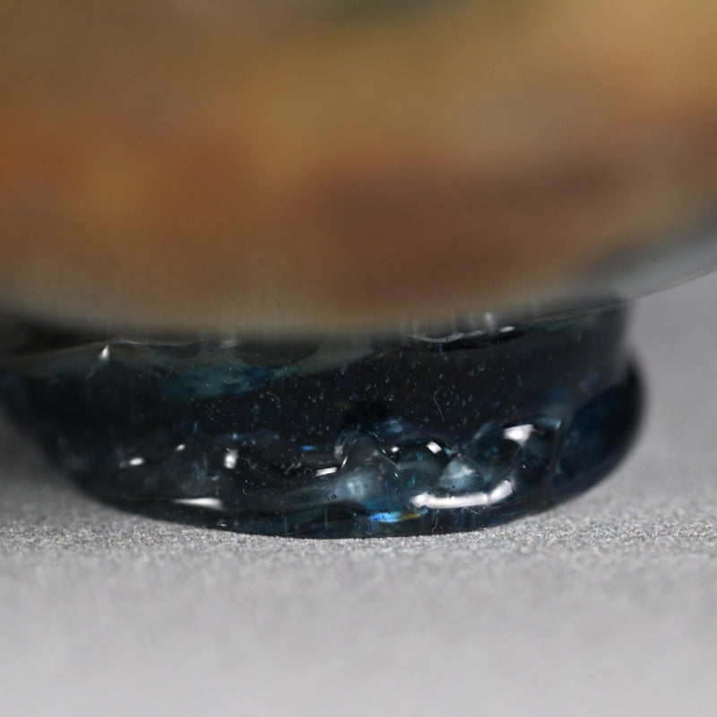 Silver-Glass Chawan Tea Bowl ー奥島 圭二 “玻璃盌”