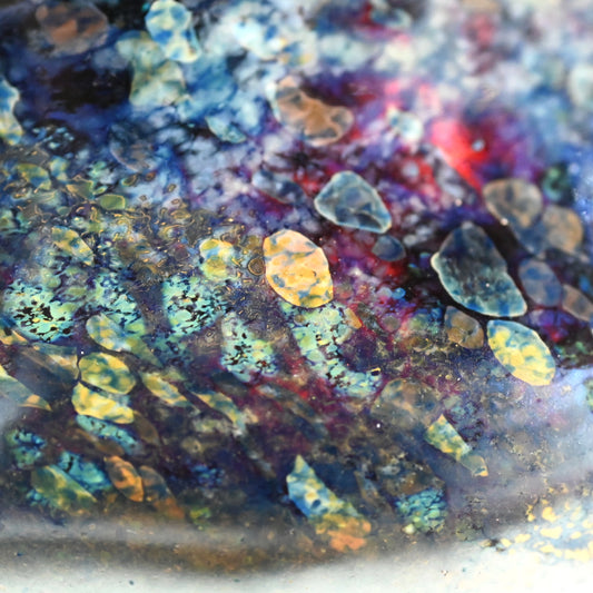 Exquisite Contemporary Glass Bowl ー奥島 圭二 “玻璃髹漆盌箔押”