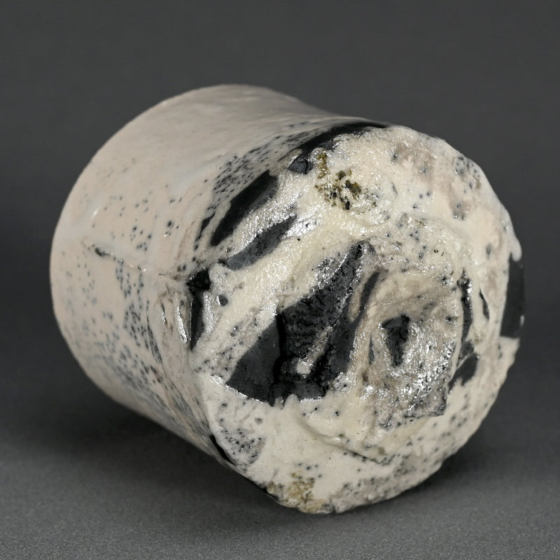 Shiro Raku ChawanTea Bowl (wan) ー橋本 知成 “白楽筒茶碗"