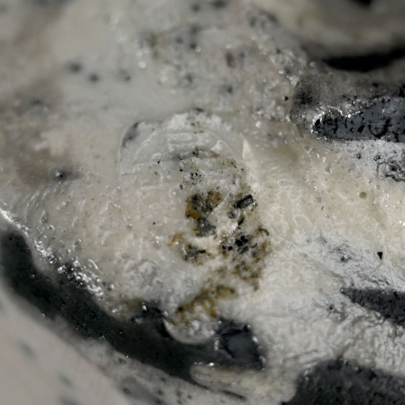 Shiro Raku ChawanTea Bowl (wan) ー橋本 知成 “白楽筒茶碗"