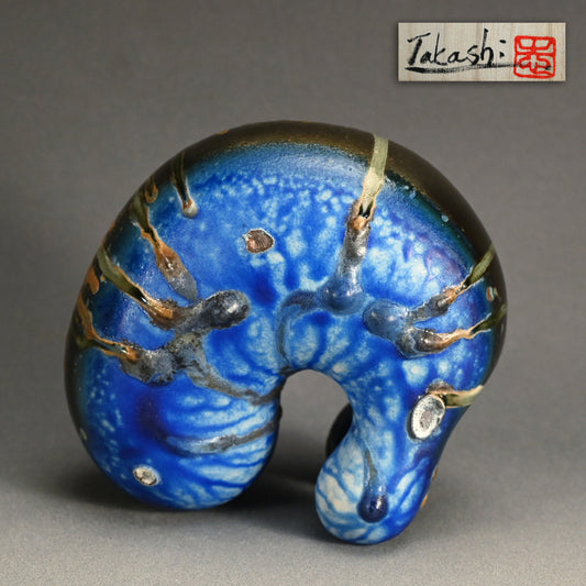 Ao-Bizen Ceramic Sculpture ー馬場 隆志 “Fetus”