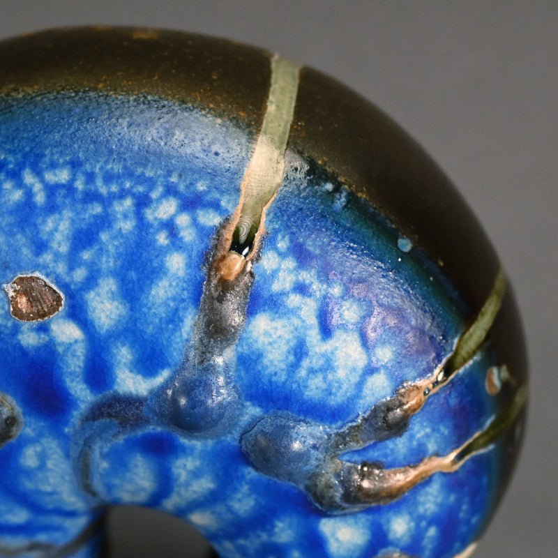 Ao-Bizen Ceramic Sculpture ー馬場 隆志 “Fetus”