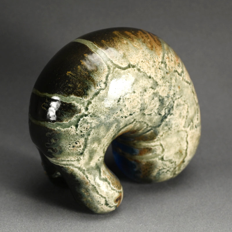 Ao-Bizen Ceramic Sculpture ー馬場 隆志 “Fetus”