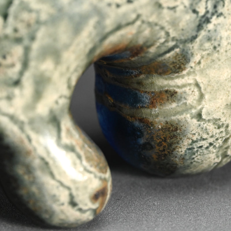 Ao-Bizen Ceramic Sculpture ー馬場 隆志 “Fetus”