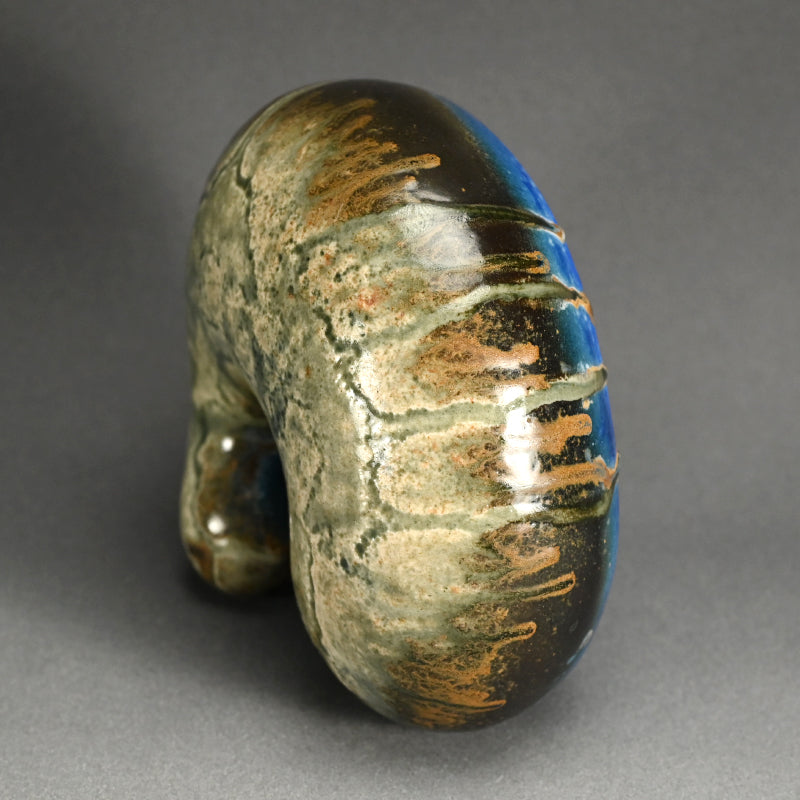 Ao-Bizen Ceramic Sculpture ー馬場 隆志 “Fetus”