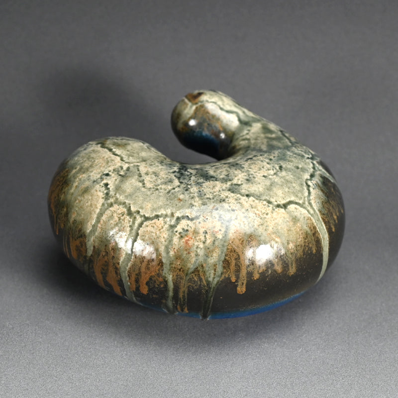 Ao-Bizen Ceramic Sculpture ー馬場 隆志 “Fetus”