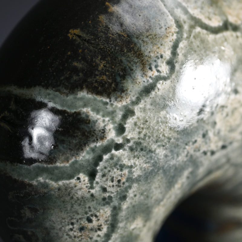 Ao-Bizen Ceramic Sculpture ー馬場 隆志 “Fetus”